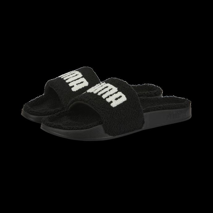 Puma Canada Leadcat 2.0 Sherpa Slide Femmes Noir-blanc