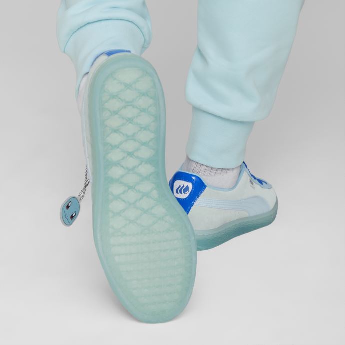 Puma Canada X Pokémon Daim Squirtle Baskets Petit Four-nitro Bleu