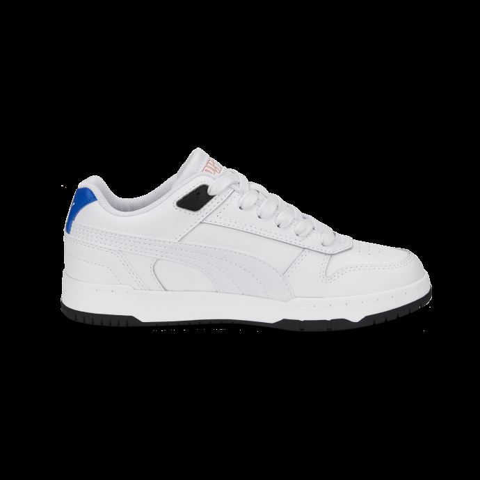 Rbd Game Low Baskets Jeunesse Puma Canada Blanc-capucine-bleu Victoria
