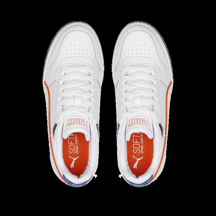 Rbd Game Low Baskets Jeunesse Puma Canada Blanc-capucine-bleu Victoria
