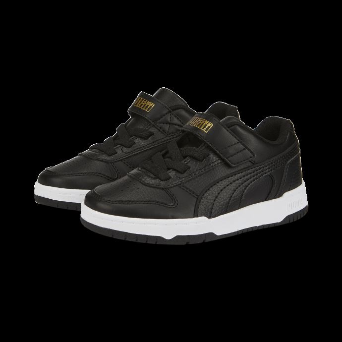 Baskets Puma Canada Rbd Game Low Enfant Noir-noir-team Or-blanc