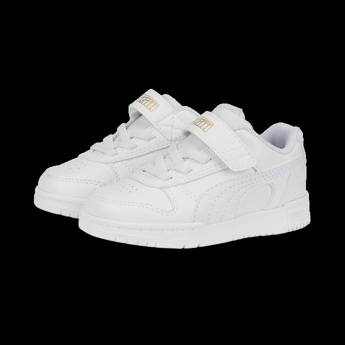 Puma Canada Blanc-blanc-team Or Rbd Game Baskets Basses Bébés