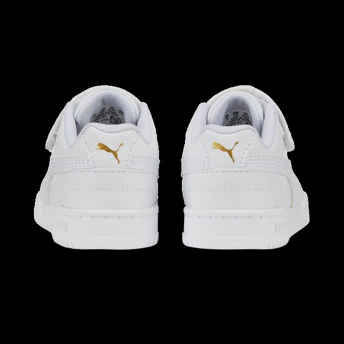 Puma Canada Blanc-blanc-team Or Rbd Game Baskets Basses Bébés
