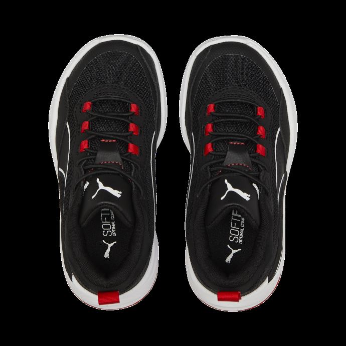 Baskets à Fermeture Alternative Jet Black-jet Black-white-red Playmaker Enfant Puma Canada

