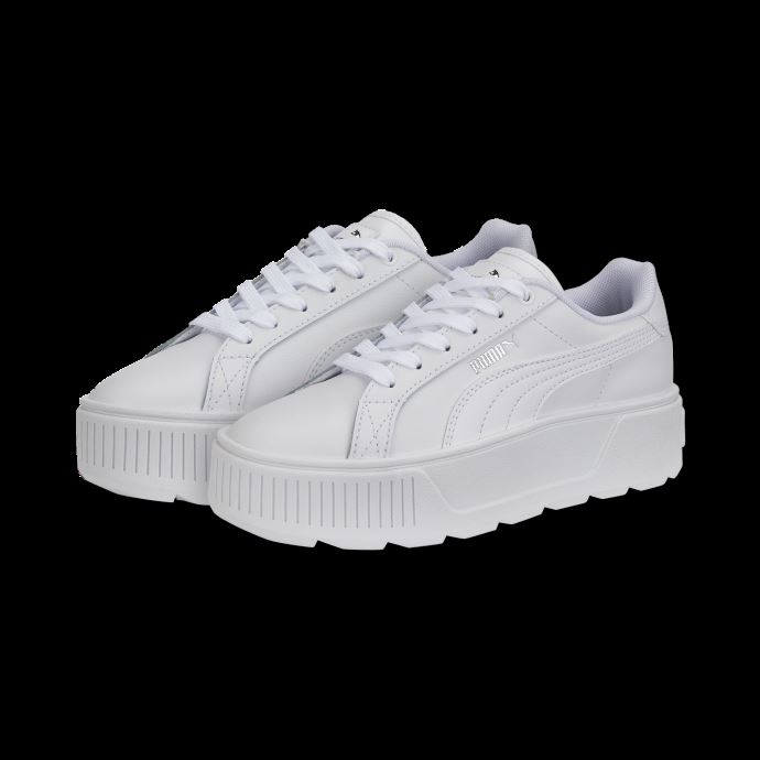 Baskets Karmen L Blanc Et Blanc Puma Canada
