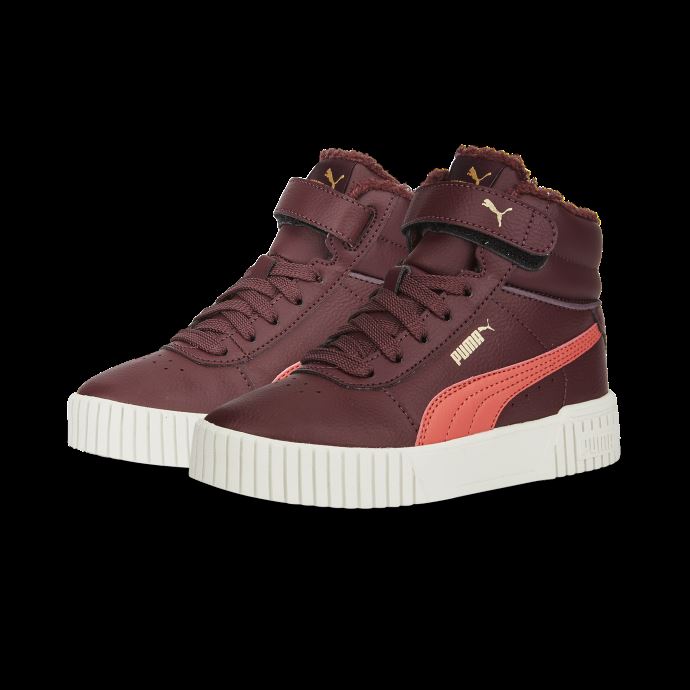 Aubergine-salmon-team Gold Carina 2.0 Baskets Mi-hiver Enfant Puma Canada