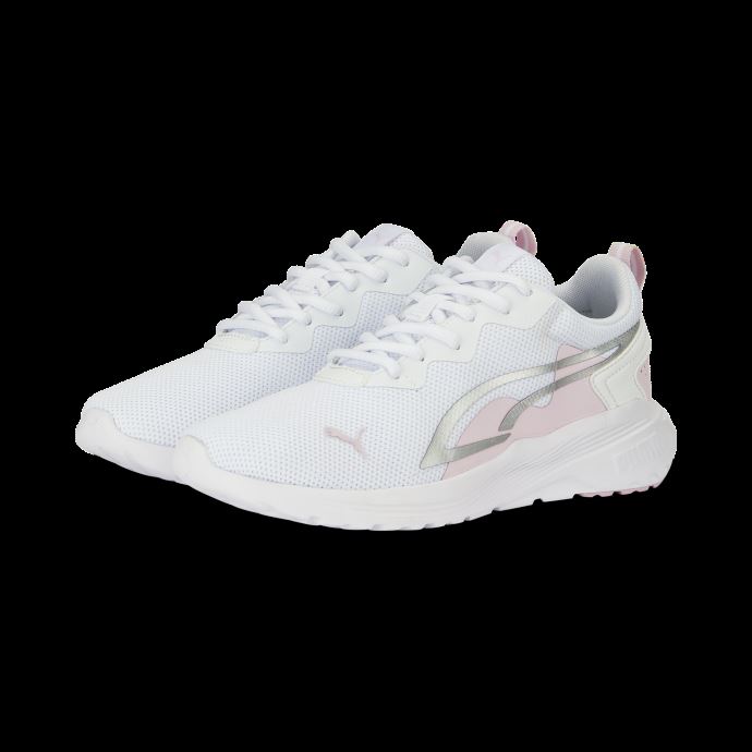 Puma Canada Blanc-perle Rose-argent All-day Active Baskets Jeunesse