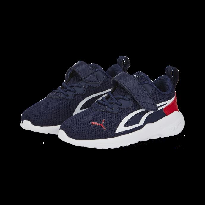 Peacoat-white-high Risk Red Puma Canada Baskets à Fermeture Alternative Active Toute La Journée Bébés