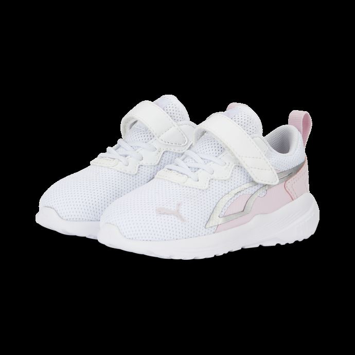 Puma Canada Blanc-perle Rose-argent Baskets à Fermeture Alternative All-day Active Bébés