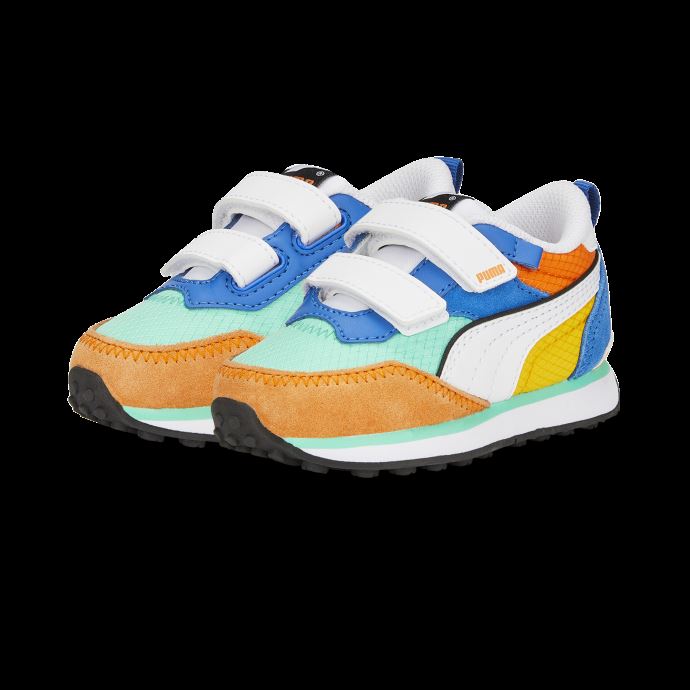 Biscay Green-vibrant Orange Puma Canada Rider Fv Future Vintage Alternative Fermeture Baskets Bébés