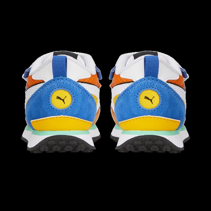 Biscay Green-vibrant Orange Puma Canada Rider Fv Future Vintage Alternative Fermeture Baskets Bébés
