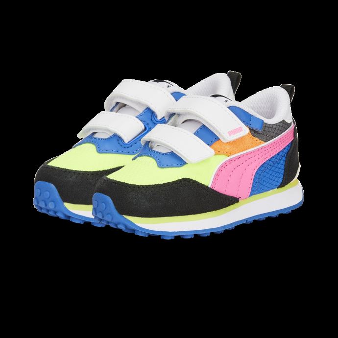 Puma Canada Lime Squeeze-noir-royal Rider Fv Future Vintage Alternative Fermeture Baskets Bébés