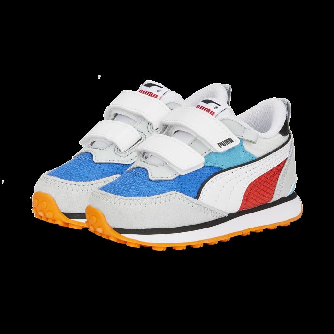 Rider Fv Future Vintage Baskets à Fermeture Alternative Bébés Puma Canada Blanc-royal