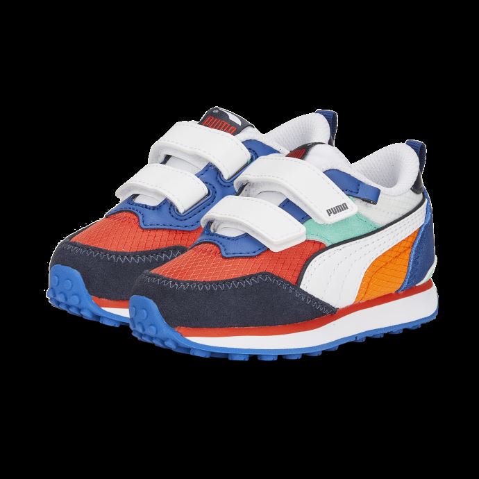 Puma Canada Rider Fv Future Vintage Baskets à Fermeture Alternative Bébé Rouge Brûlé-blanc