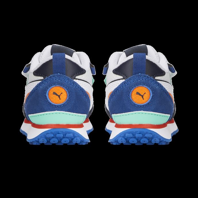 Puma Canada Rider Fv Future Vintage Baskets à Fermeture Alternative Bébé Rouge Brûlé-blanc
