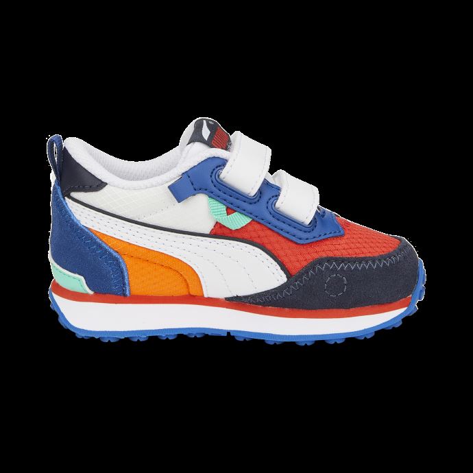 Puma Canada Rider Fv Future Vintage Baskets à Fermeture Alternative Bébé Rouge Brûlé-blanc
