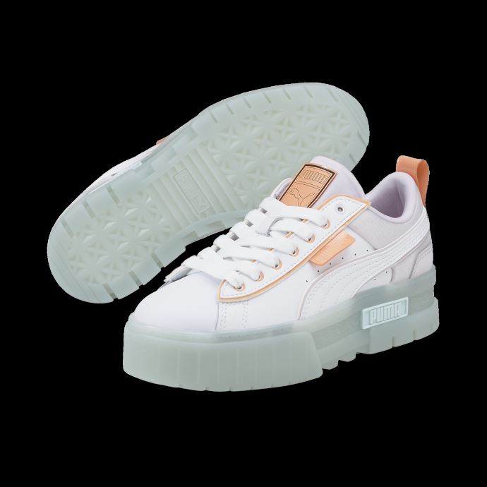 Blanc-lavande Brouillard-pêche Rose Mayze Baskets D'été Pour Femmes Puma Canada