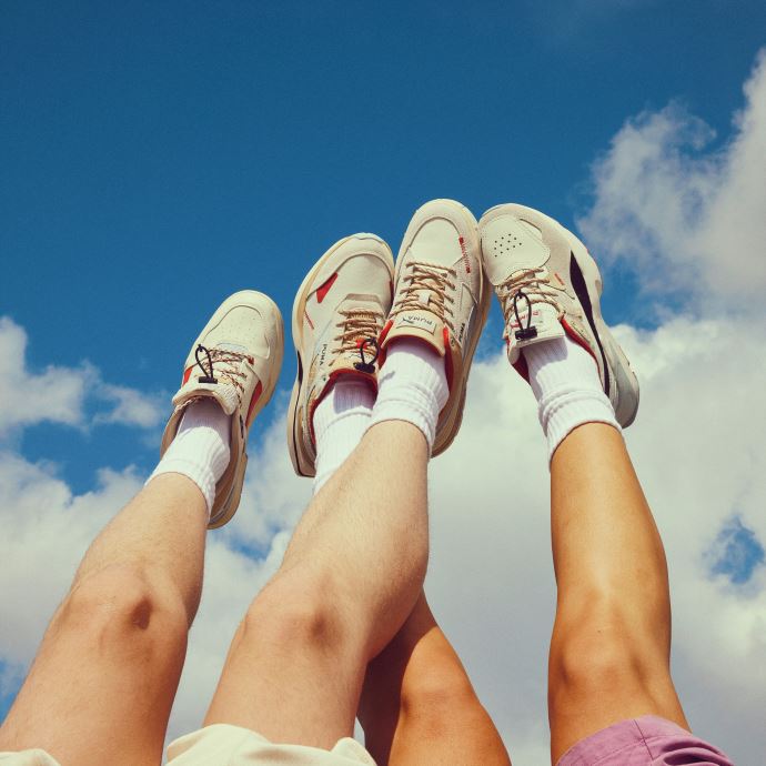 Baskets Puma Canada Vaporous Gris-burnt Red Orkid Retro Grade Pour Femme
