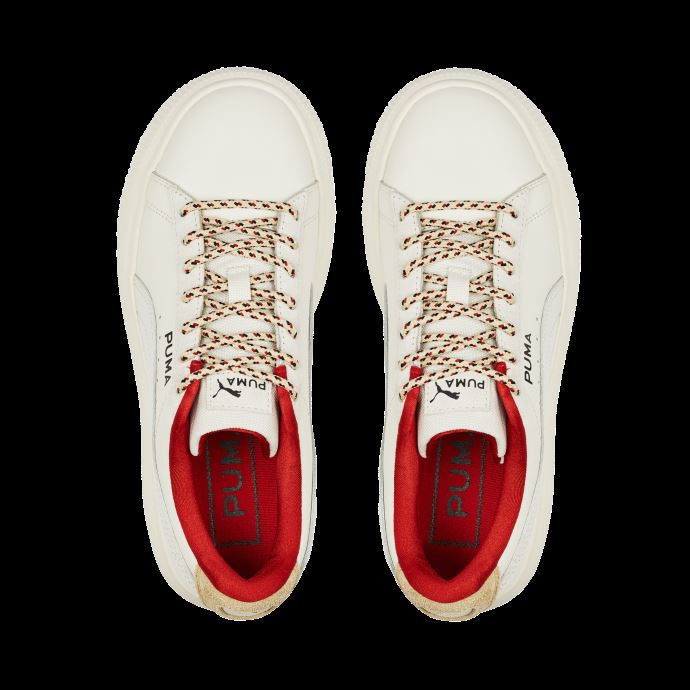 Baskets Pour Femmes En Daim Mayu Retro Grade Puma Canada Gris-pristine-gris Platine
