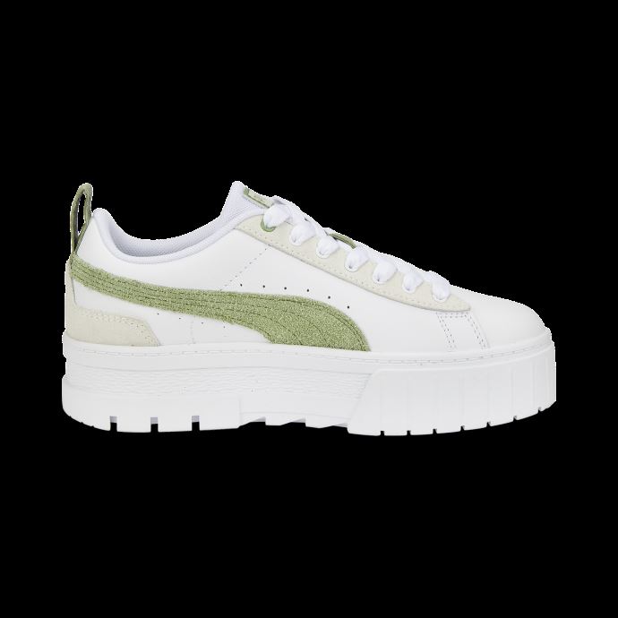 Puma Canada Baskets Mayze Mix Blanc-vert Poudré Femmes
