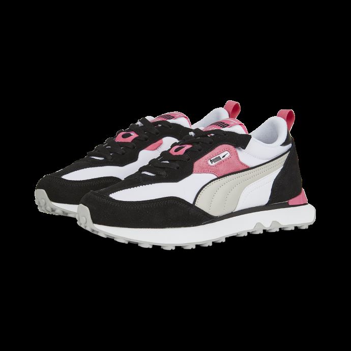 Baskets Femme Rider Fv Vintage Puma Canada Blanc-noir