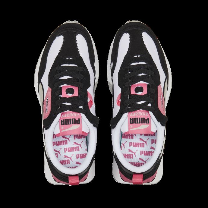 Baskets Femme Rider Fv Vintage Puma Canada Blanc-noir
