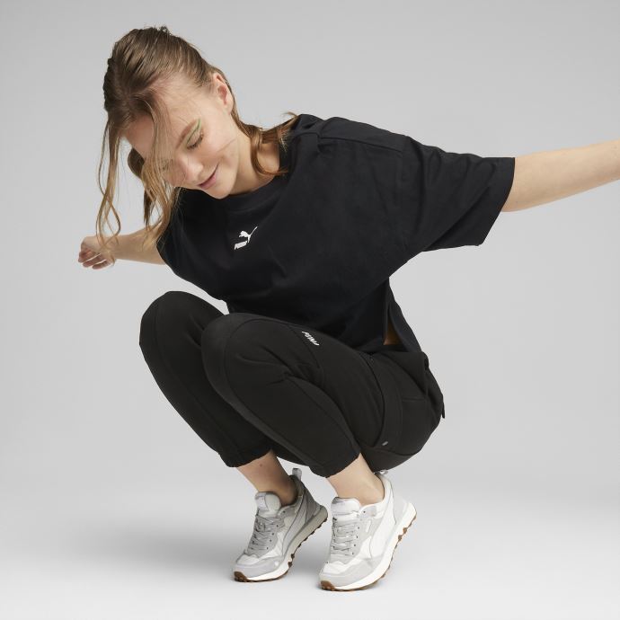 Baskets Puma Canada Vaporous Gris-gris Violet Rider Fv Soft Pour Femme
