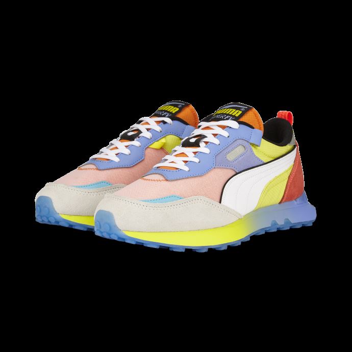 Baskets Puma Canada Rider Fv Candy Jaune Fluo-blanc