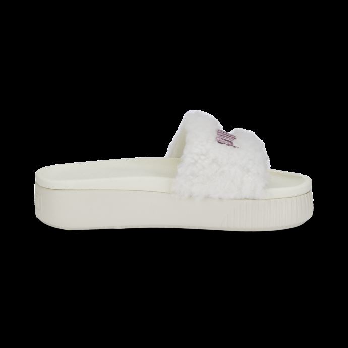 Sandales Sherpa Plateforme Femmes Marshmallow-or Rose Puma Canada
