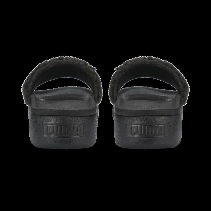 Puma Canada Sandales Sherpa à Plateforme Femmes Noir-or Rose
