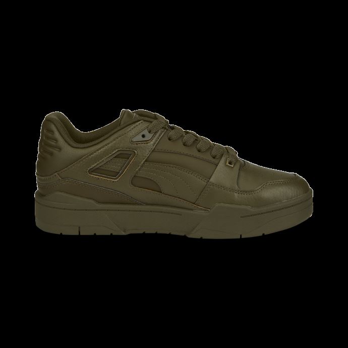 Baskets Puma Canada Slipstream En Cuir Olive Foncé-olive Foncé
