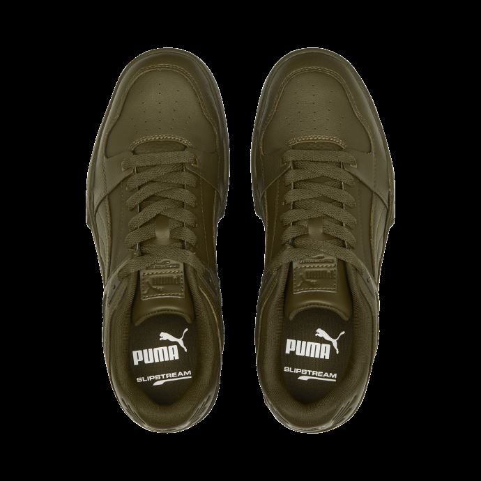 Baskets Puma Canada Slipstream En Cuir Olive Foncé-olive Foncé
