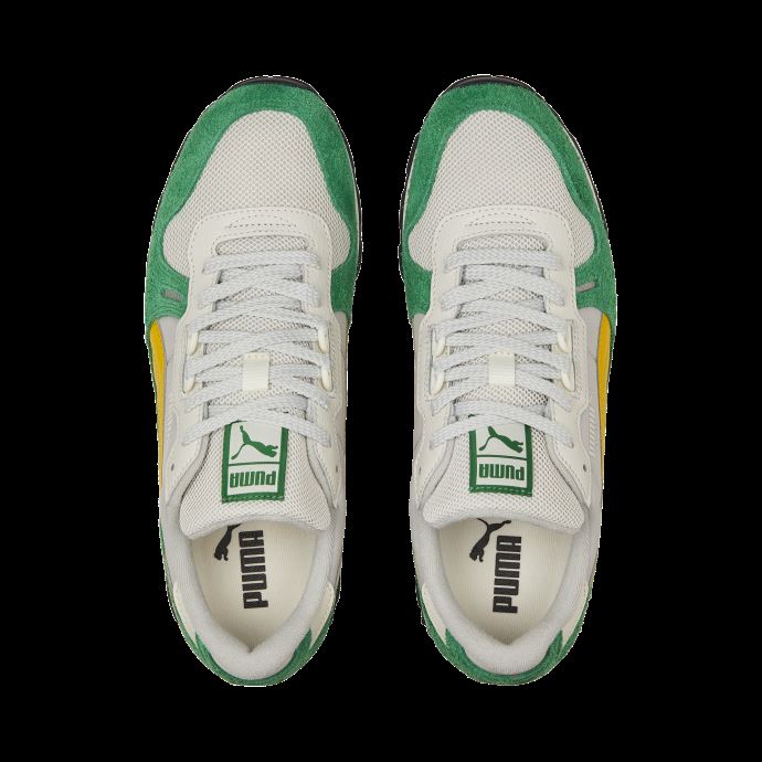 Puma Canada Nimbus Cloud-amazon Green Rx 737 Baskets New Vintage
