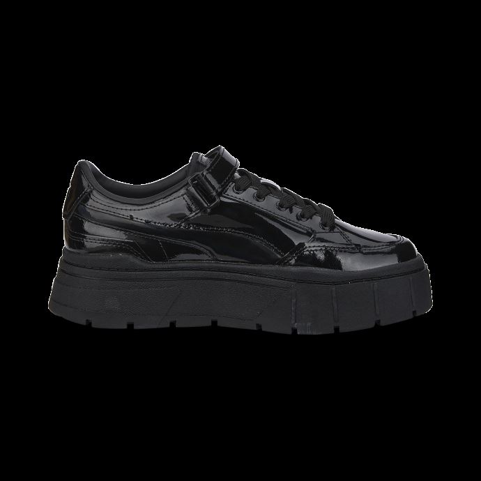 Baskets Mayze Stack En Cuir Verni Pour Femmes Noir Puma Canada
