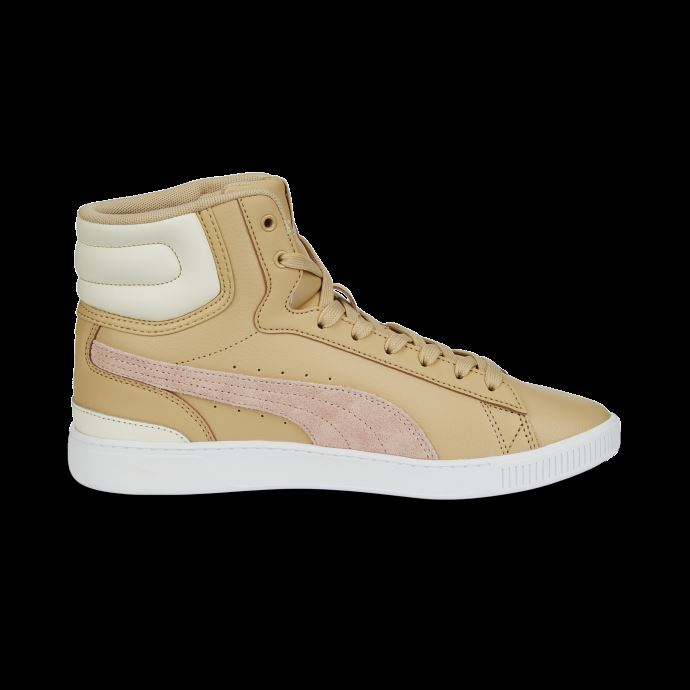 Vikky V3 Mid Baskets En Cuir Femme Puma Canada Sand-rose Quartz-pristine-gold
