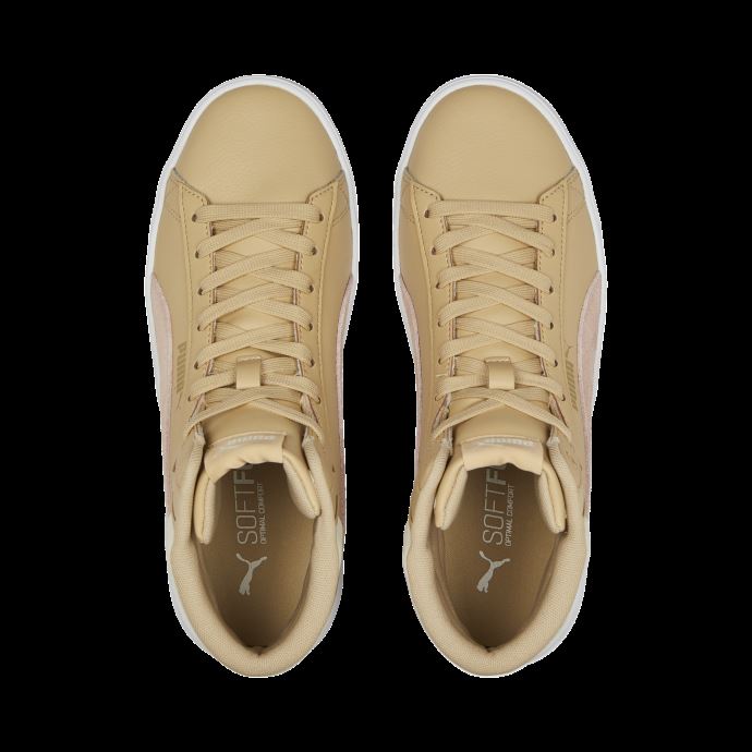 Vikky V3 Mid Baskets En Cuir Femme Puma Canada Sand-rose Quartz-pristine-gold
