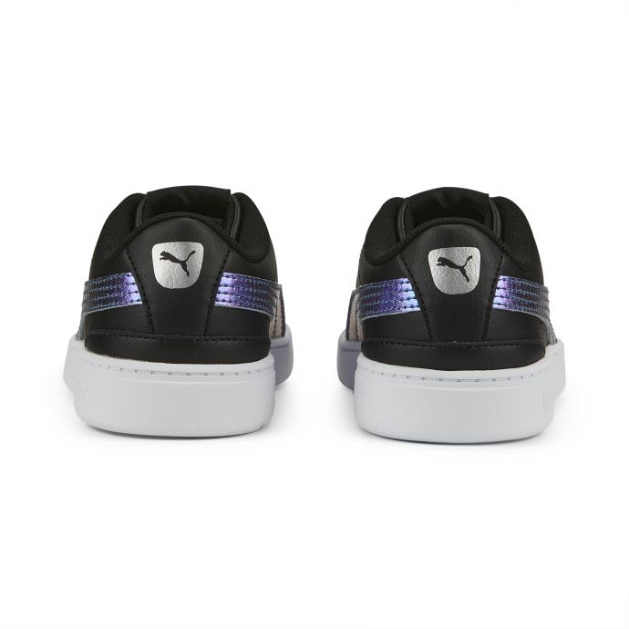 Puma Canada Baskets Enfant Vikky V3 Bioluminescence Fermeture Alternative Noir-argent
