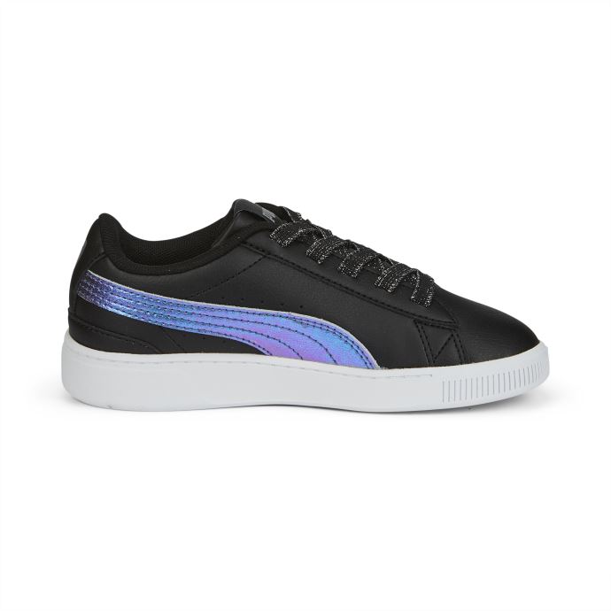 Puma Canada Baskets Enfant Vikky V3 Bioluminescence Fermeture Alternative Noir-argent
