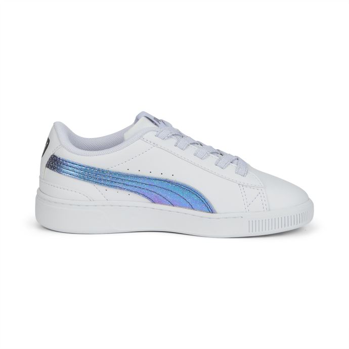 Puma Canada Vikky V3 Bioluminescence Fermeture Alternative Baskets Enfant Blanc-argent
