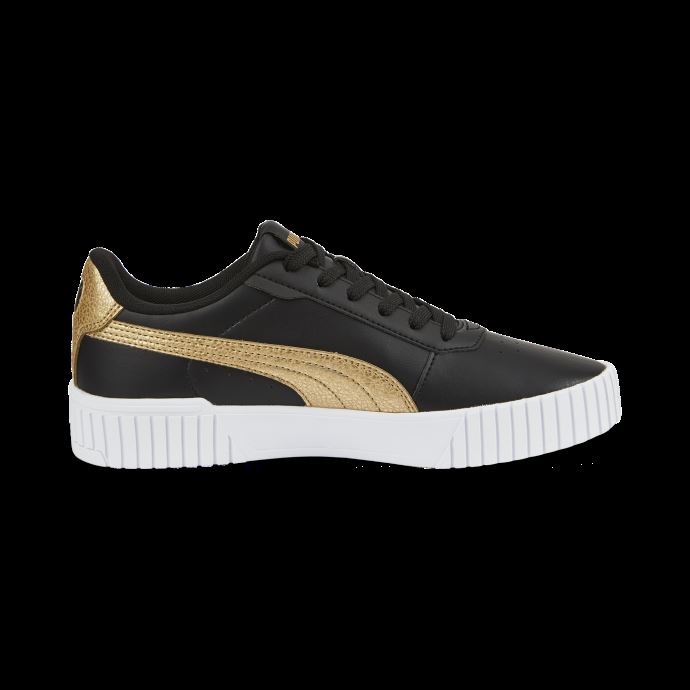 Baskets Carina 2.0 En Détresse Femmes Puma Canada Black-team Gold
