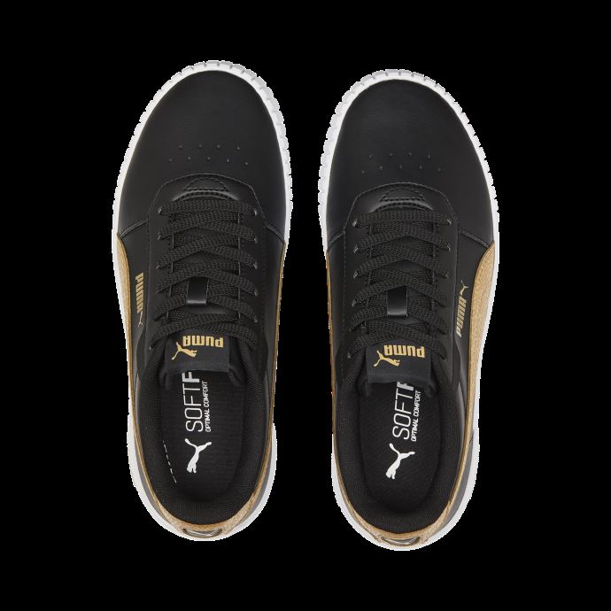 Baskets Carina 2.0 En Détresse Femmes Puma Canada Black-team Gold
