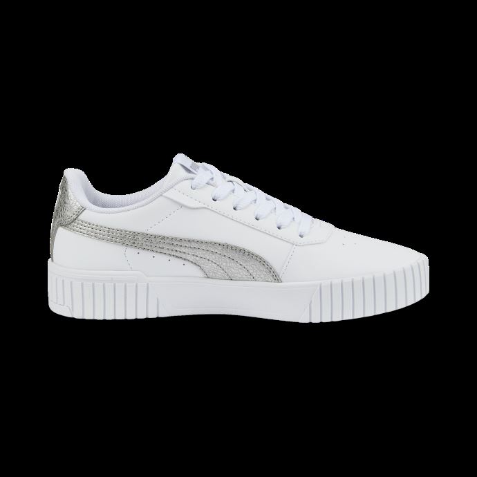 Baskets Carina 2.0 Blanc-argent Pour Femme Puma Canada
