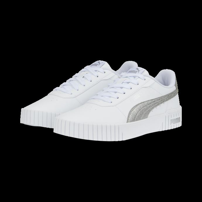 Baskets Carina 2.0 En Détresse Femmes Blanc-argent Puma Canada