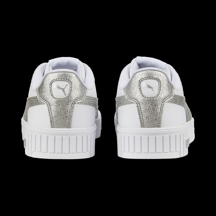 Baskets Carina 2.0 En Détresse Femmes Blanc-argent Puma Canada
