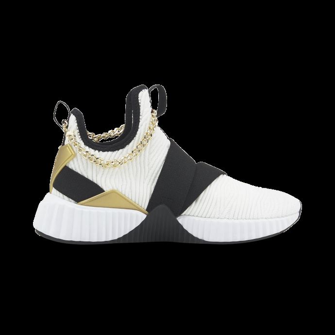 Puma Canada X Baby Phat Defy Mid Chaussures D'entrainement Femme Blanc-noir
