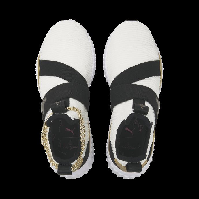 Puma Canada X Baby Phat Defy Mid Chaussures D'entrainement Femme Blanc-noir

