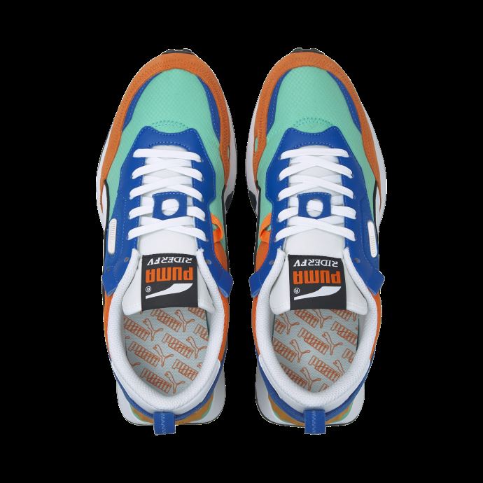 Puma Canada Rider Future Vintage Baskets Biscay Vert-vibrant Orange
