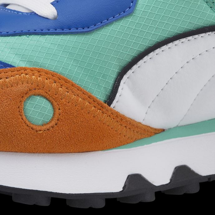 Puma Canada Rider Future Vintage Baskets Biscay Vert-vibrant Orange
