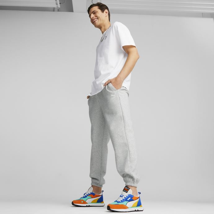 Baskets Rider Fv Puma Canada Biscay Vert-vibrant Orange
