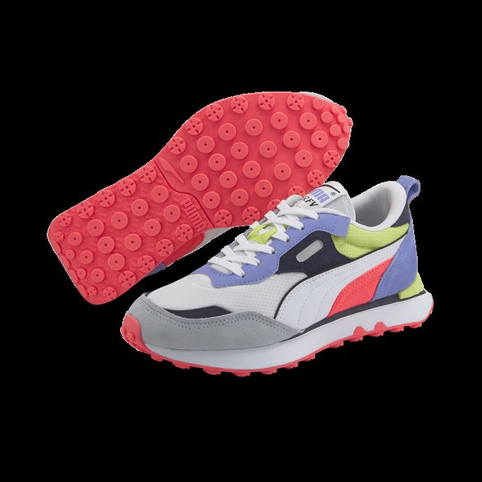 Baskets Rider Fv Puma Canada Blanc-elektro Violet
